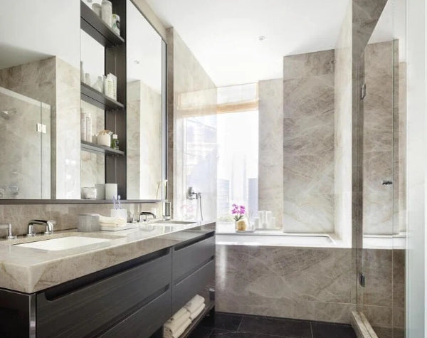 Taj Mahal Bathroom: Luxe Retreat
