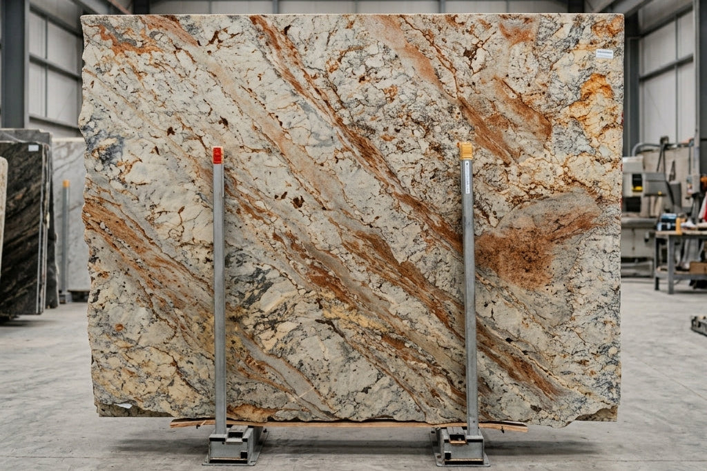 TYPHOON BORDEAUX Granite polished 2cm thick - Slab