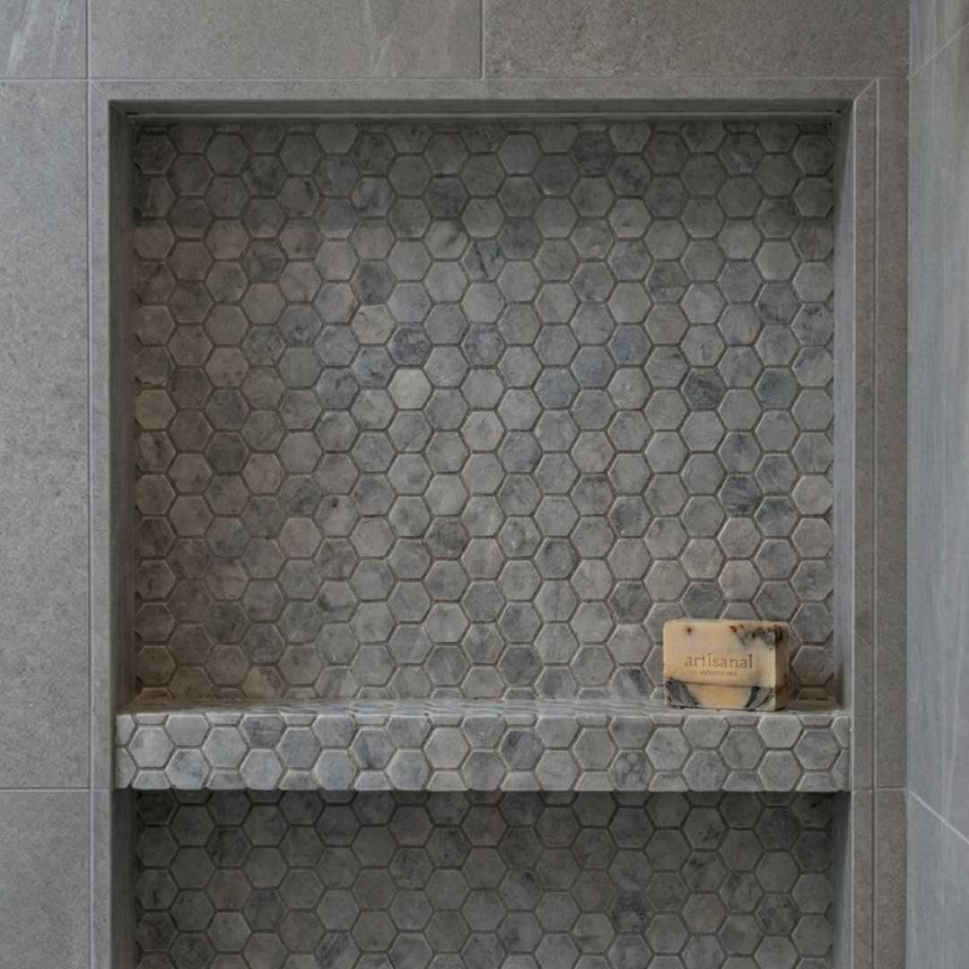 BLUE, HEXAGON MINI, Mosaic - Mediterranean