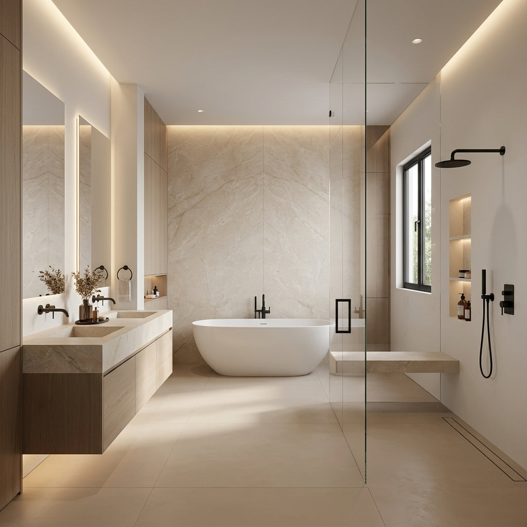 DEVA BEIGE SELECT Marble honed 2cm thick - Slab
