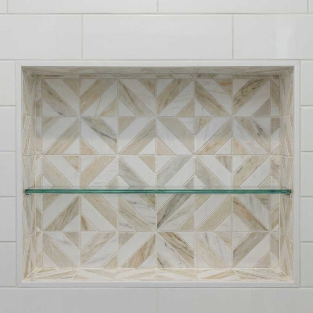 DOLOMITE & ICEBERG RUSTICO, MATRIX 12" x 12" - (1 SF/PC)