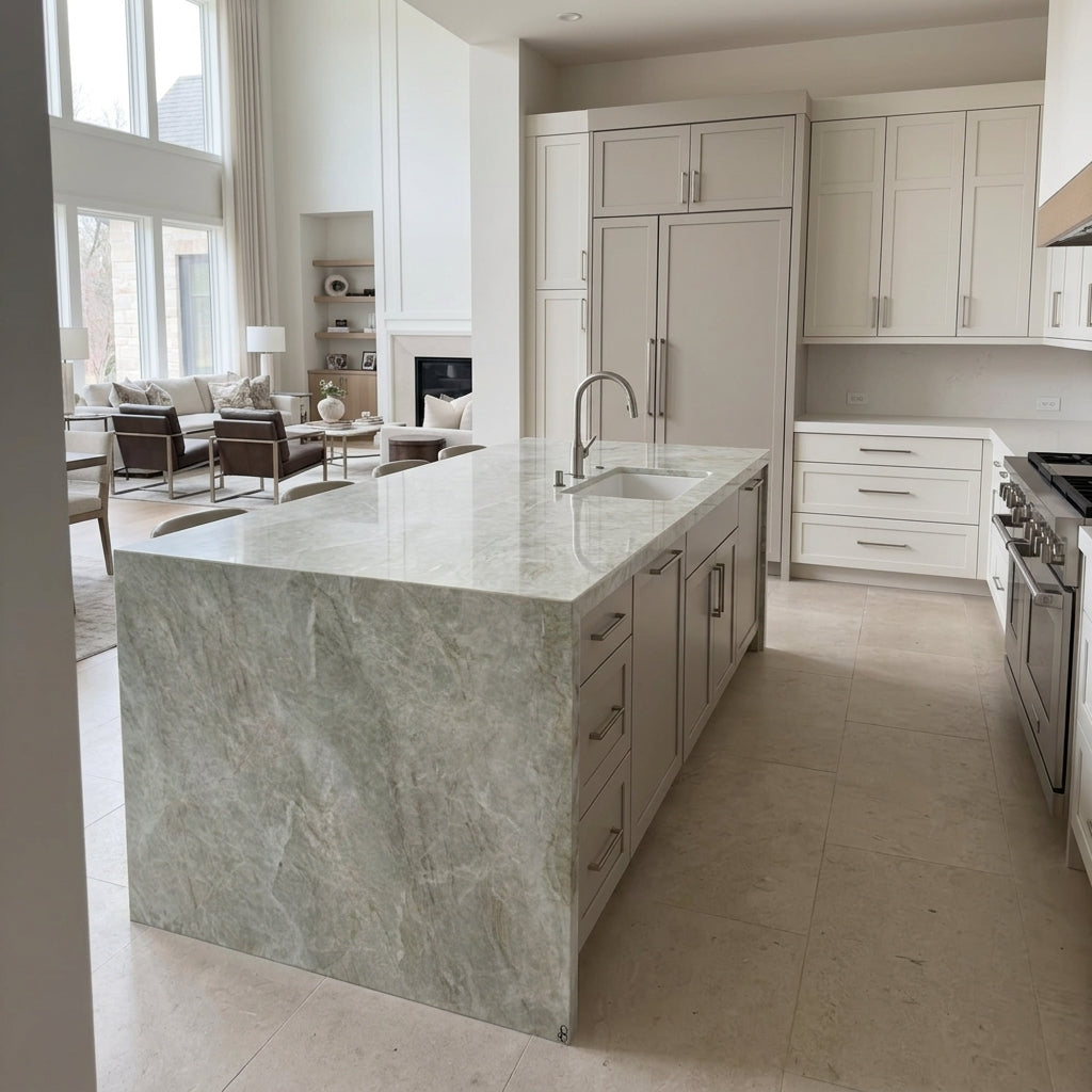 MADRE PEROLA Quartzite polished 2cm thick - Slab
