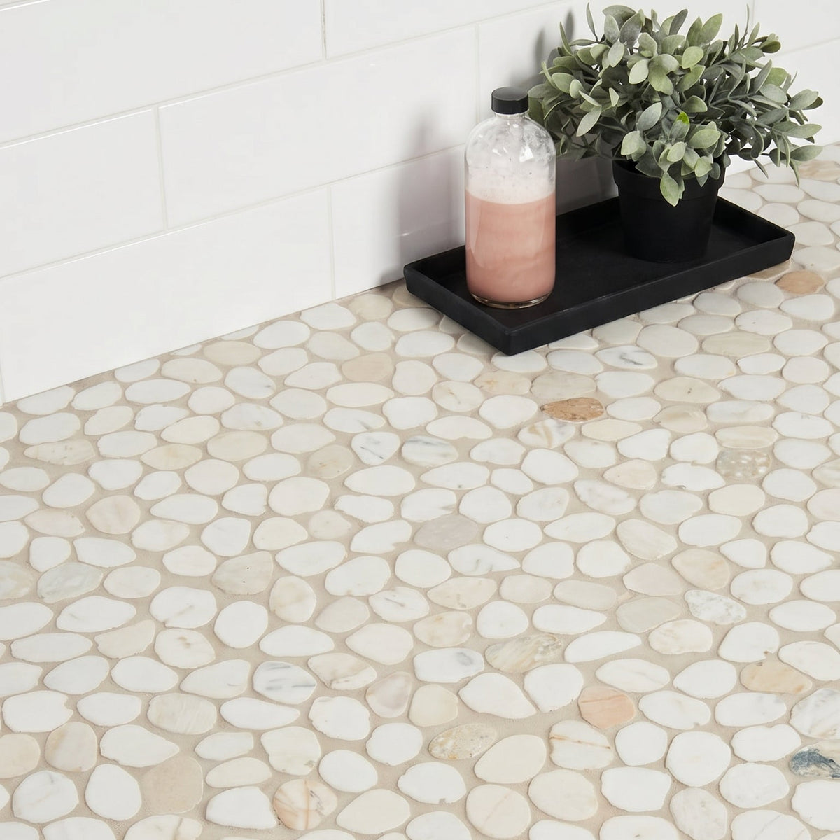 ANTIQUE WHITE, FLAT, Pebble - Havai'iano