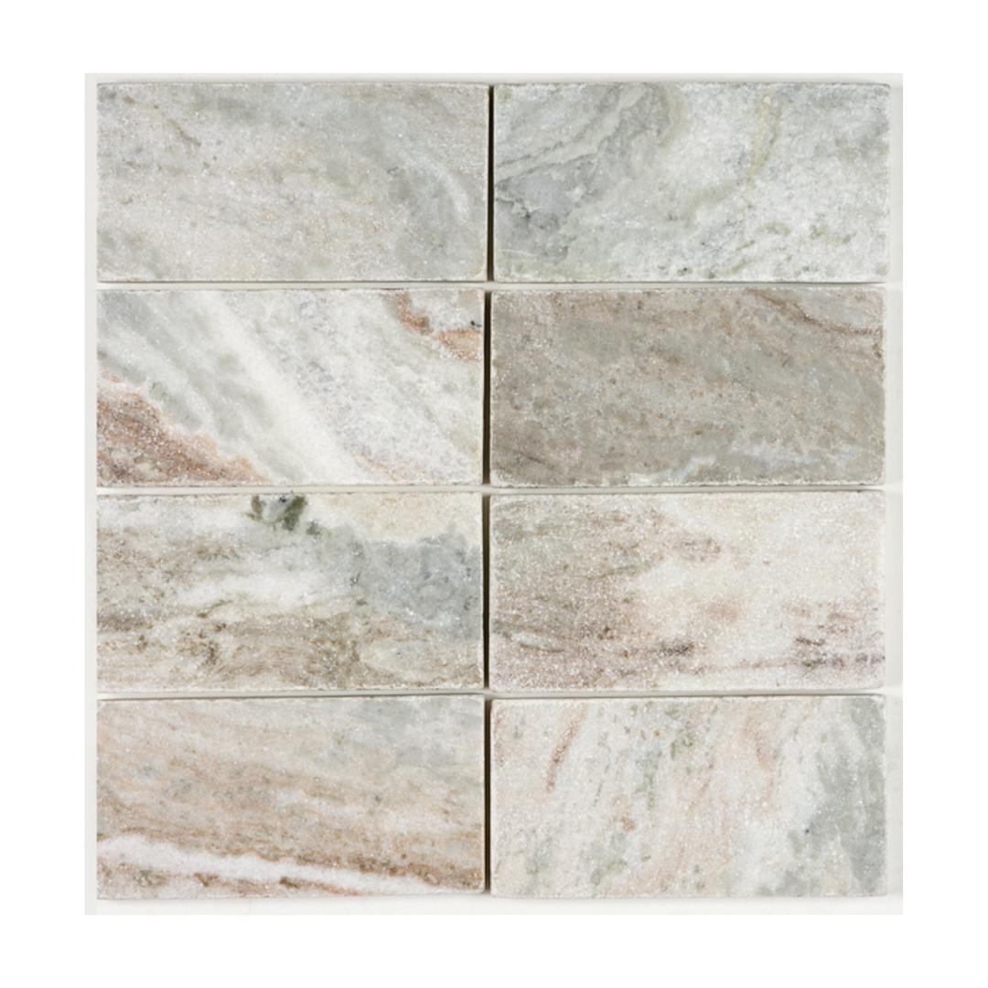 Marble-Mosaic-FANTASY COVE Marble Mosaic Rectangle 8x4- Stone Supplier - Rocks in Stock