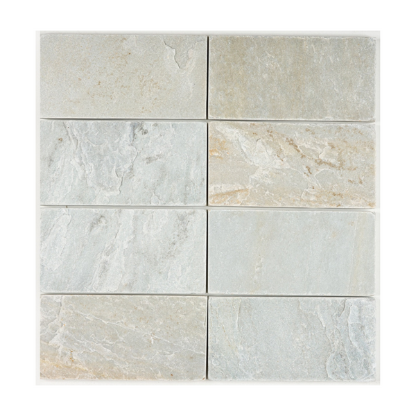 Quartzite-Tile-ICE GREY Quartzite Tile Rectangle 8x4- Stone Supplier - Rocks in Stock