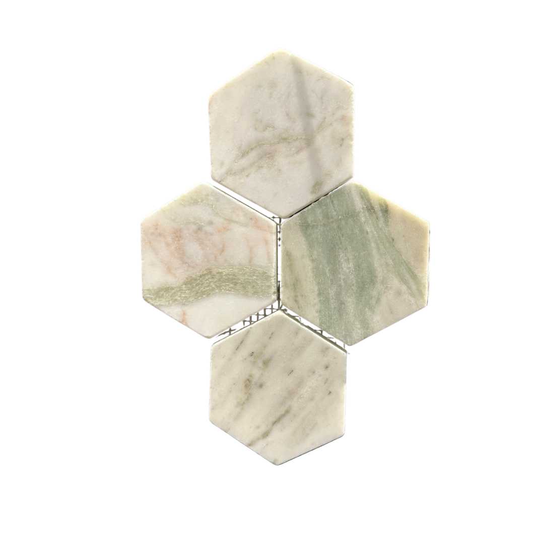 LILY ONYX, HEXAGON 4" - 12" x 10.5" (0.875 SF/PC) - Havai'iano