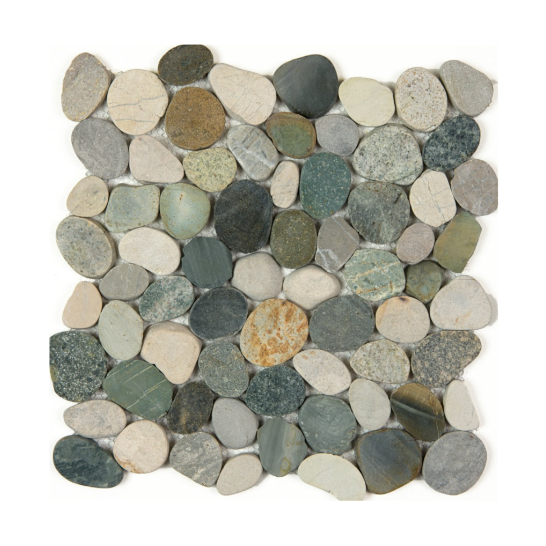 Pebble-Mosaic-BROMO Pebble Flat Mosaic- Stone Supplier - Rocks in Stock