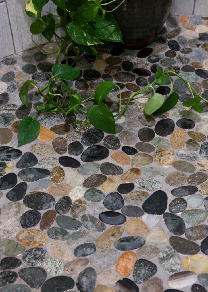 Pebble-Mosaic-BROMO Pebble Flat Mosaic- Stone Supplier - Rocks in Stock