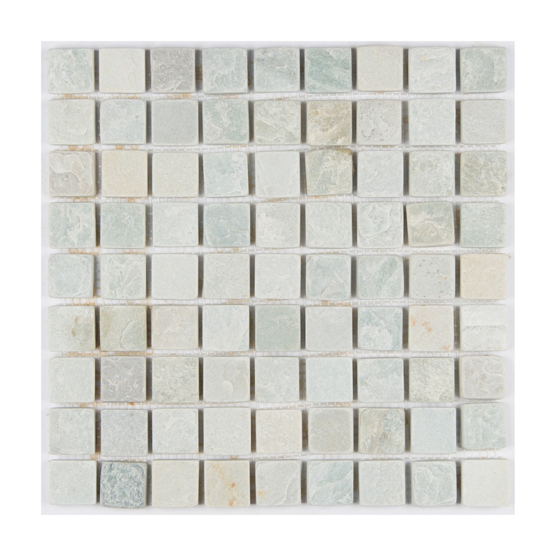 Marble-Mosaic-WHITE Marble Mosaic Squares 1x1- Stone Supplier - Rocks in Stock