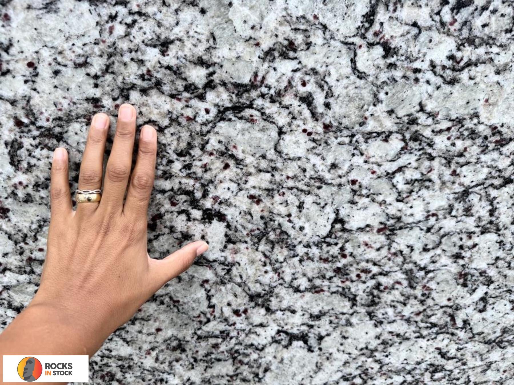 ASHEN WHITE Granite polished 3cm thick - Slab