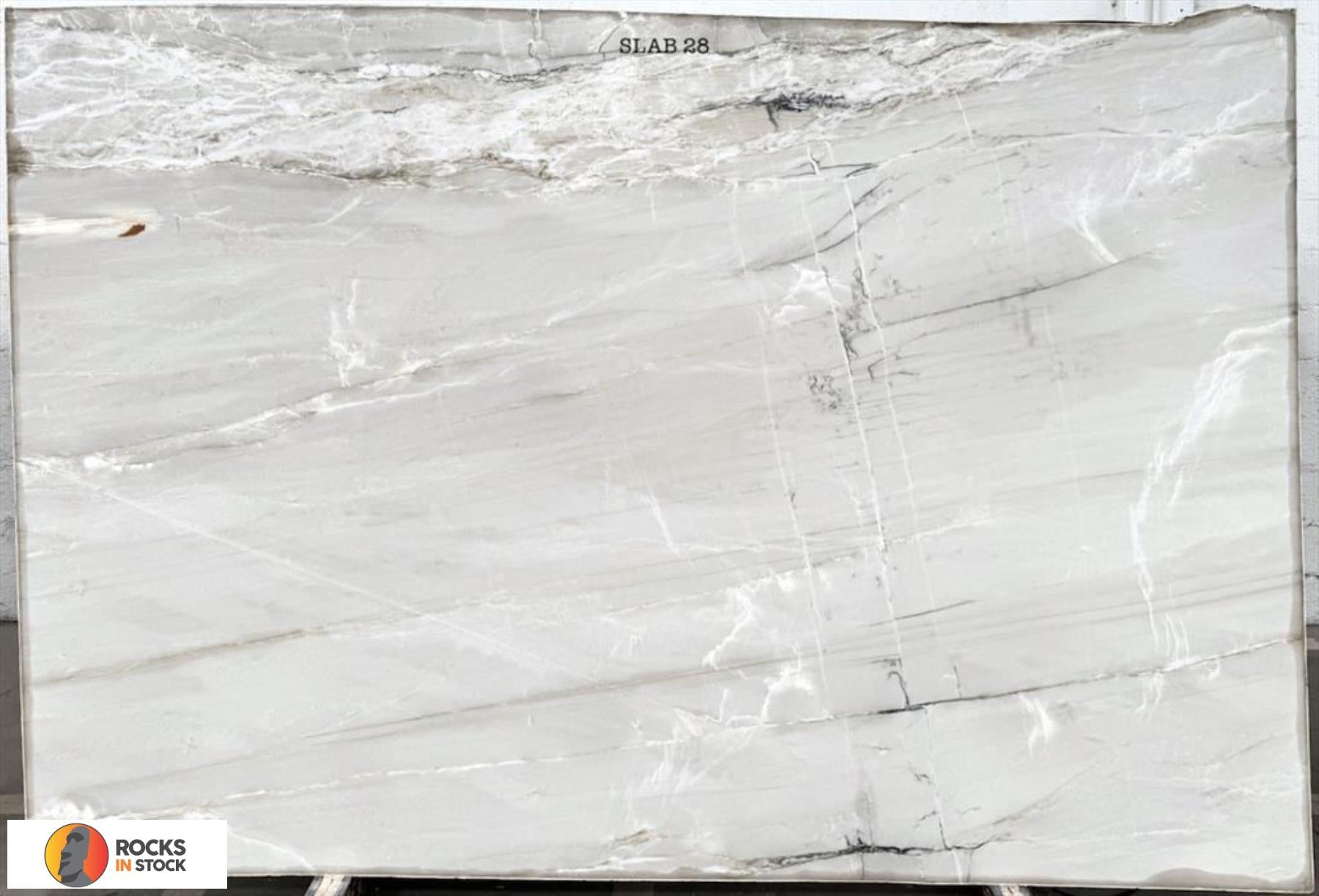 BIANCO SUPERIORE Quartzite leather 3cm thick - Slab