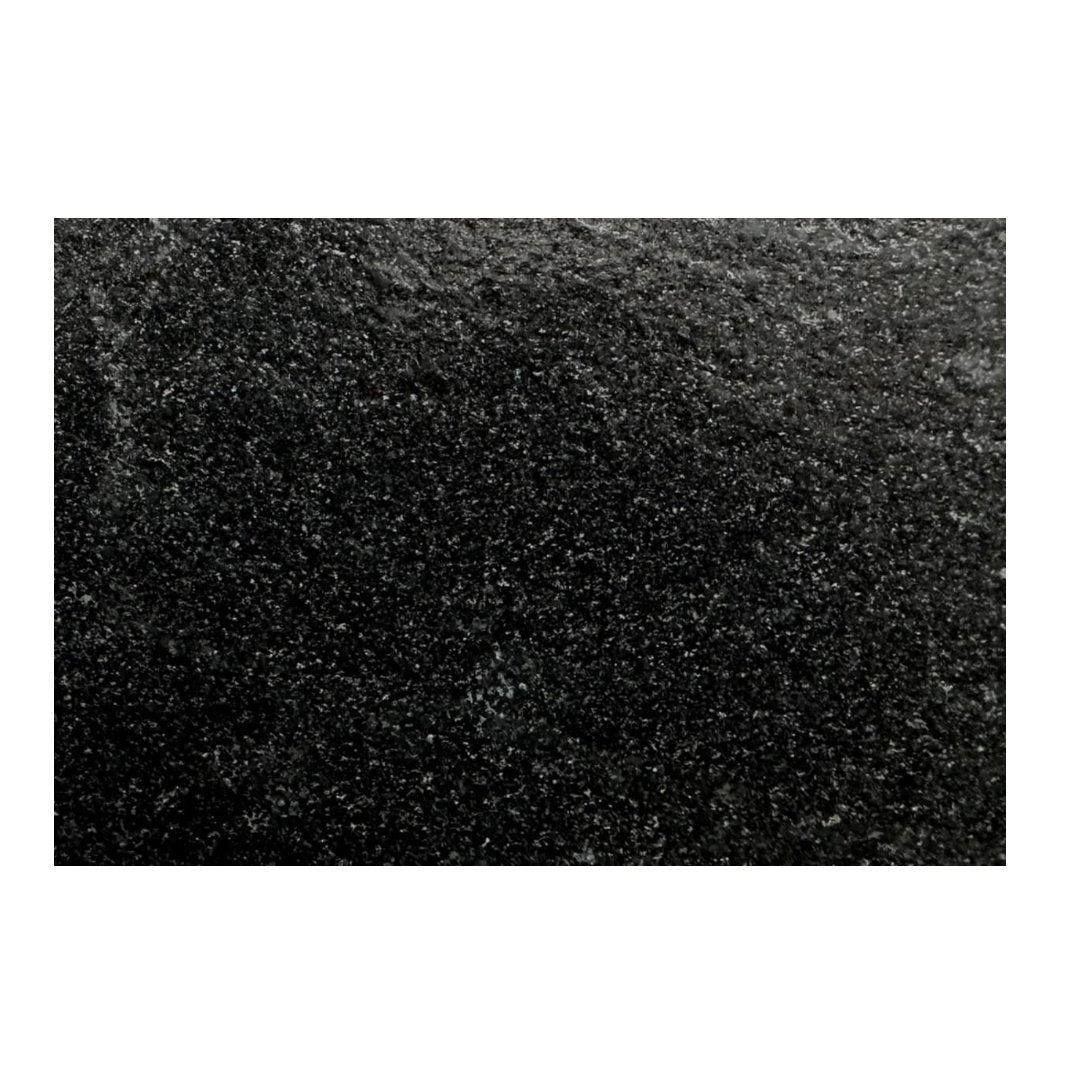 BLACK MIST Granite leather 3cm thick - Slab