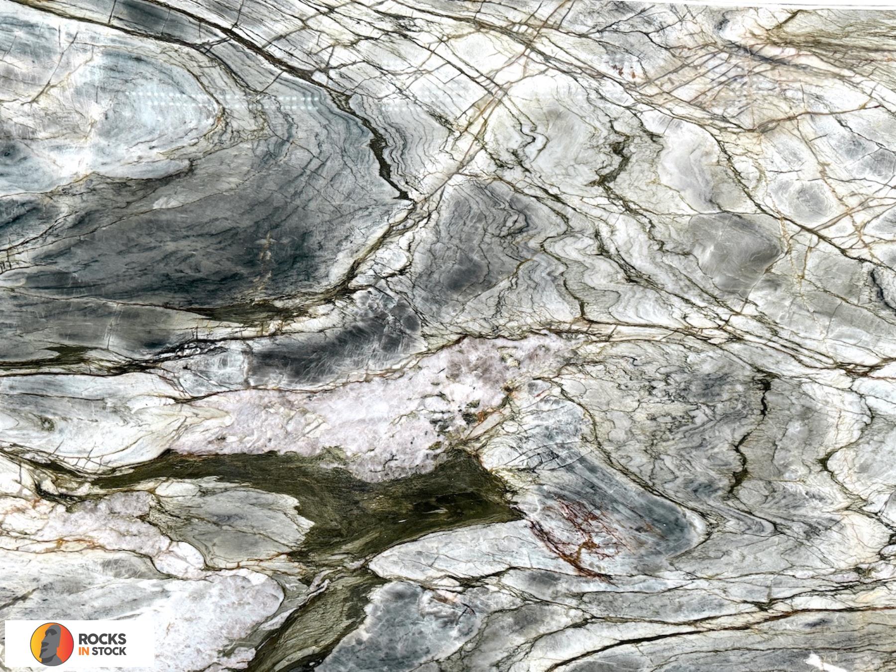 BLUE TEMPEST Quartzite polished 3cm thick - Slab