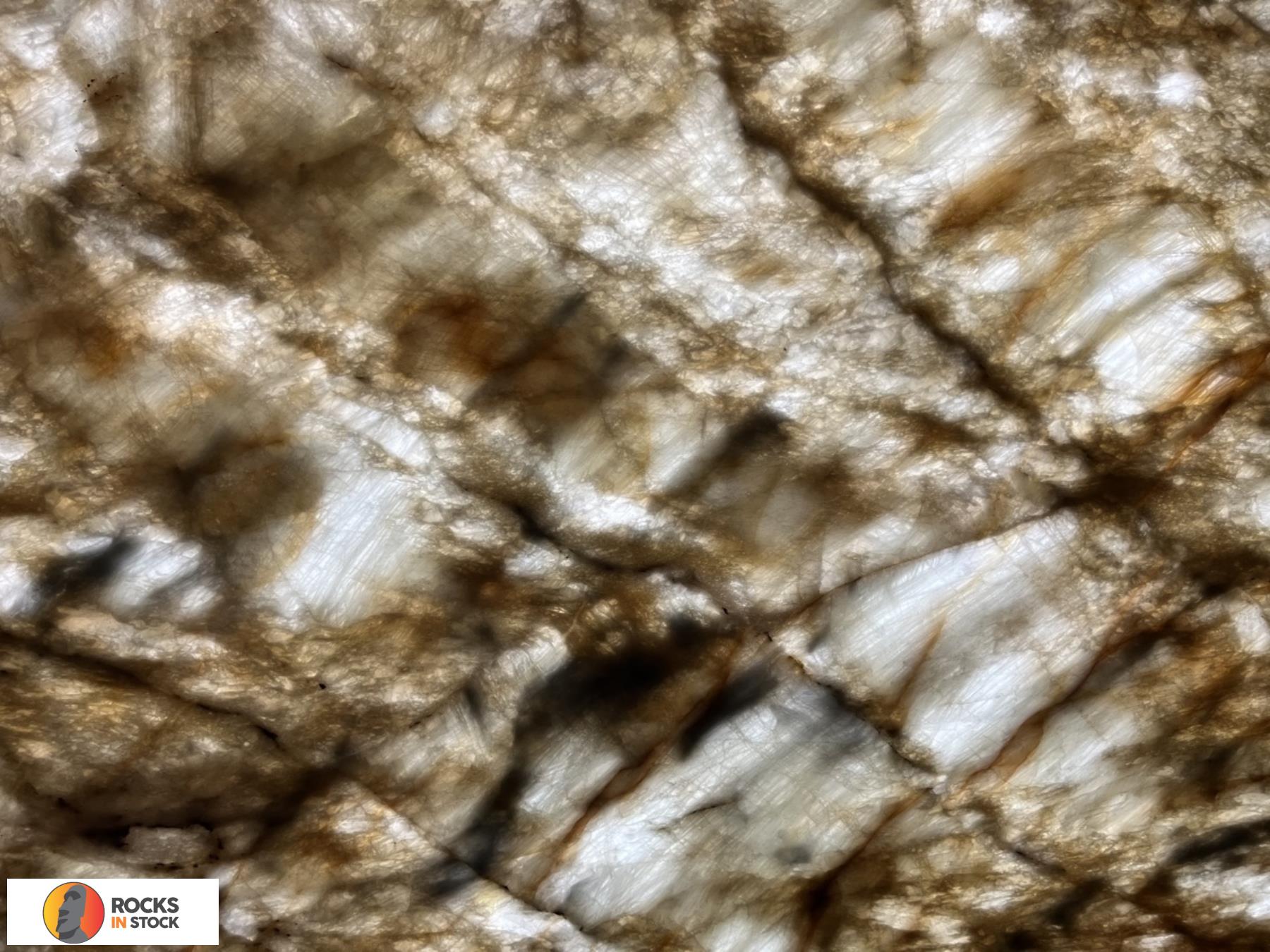 CRISTALLO SPLENDOR Quartzite honed 3cm thick - Slab