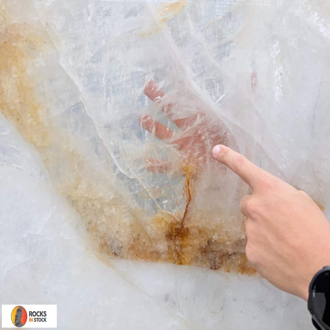 CRISTALLO VITRUM Quartzite polished 2cm thick - Slab