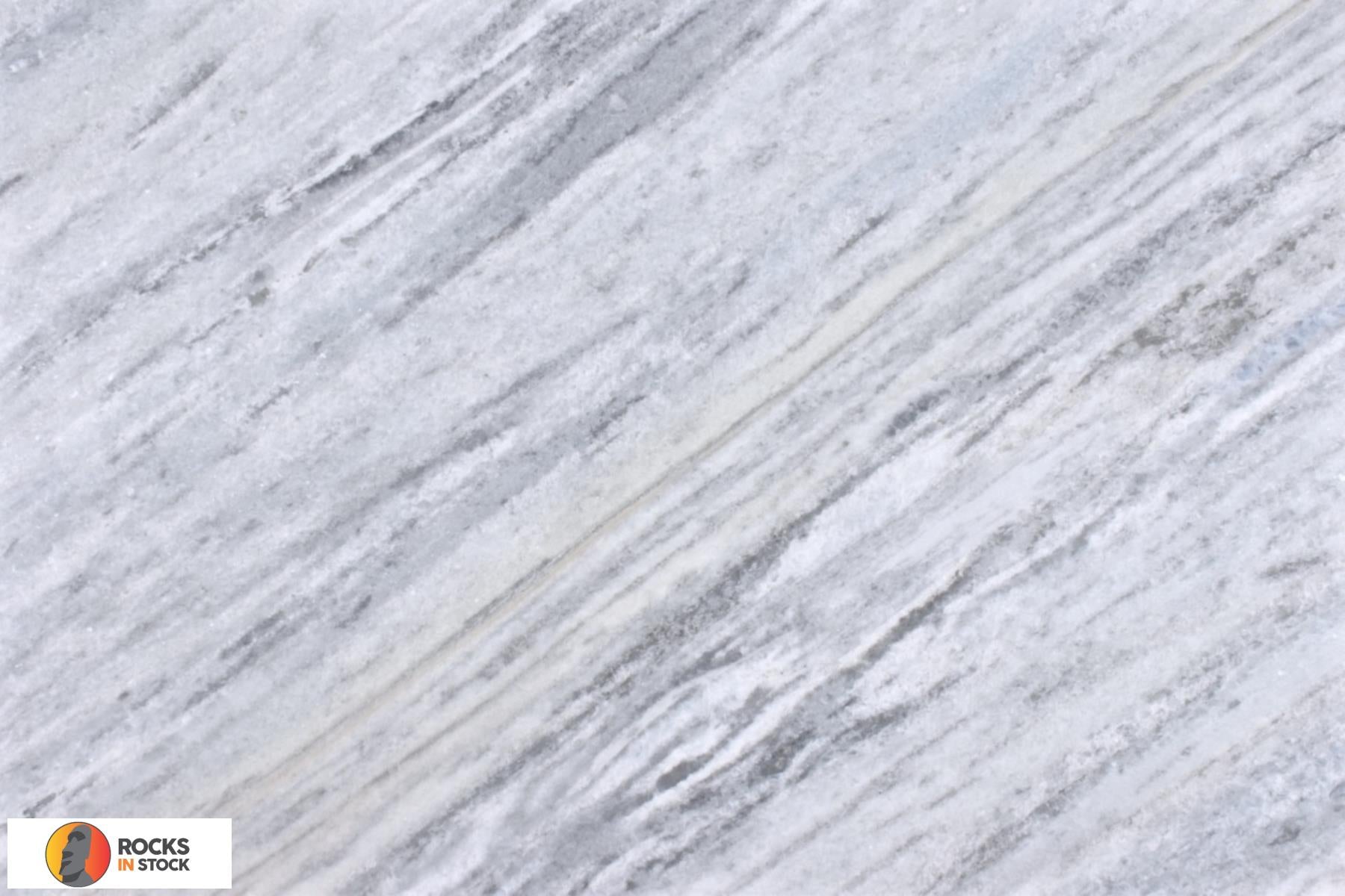 ICE CRYSTAL Dolomite leather 3cm thick - Slab