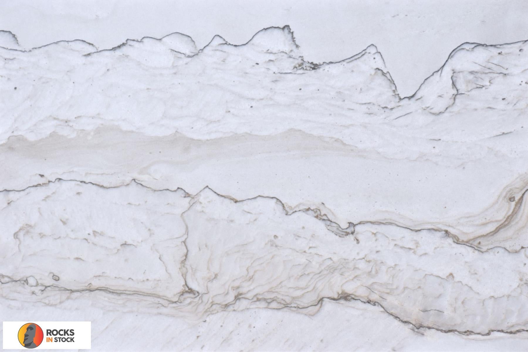MUSTANG WHITE Quartzite polished 2cm thick - Slab