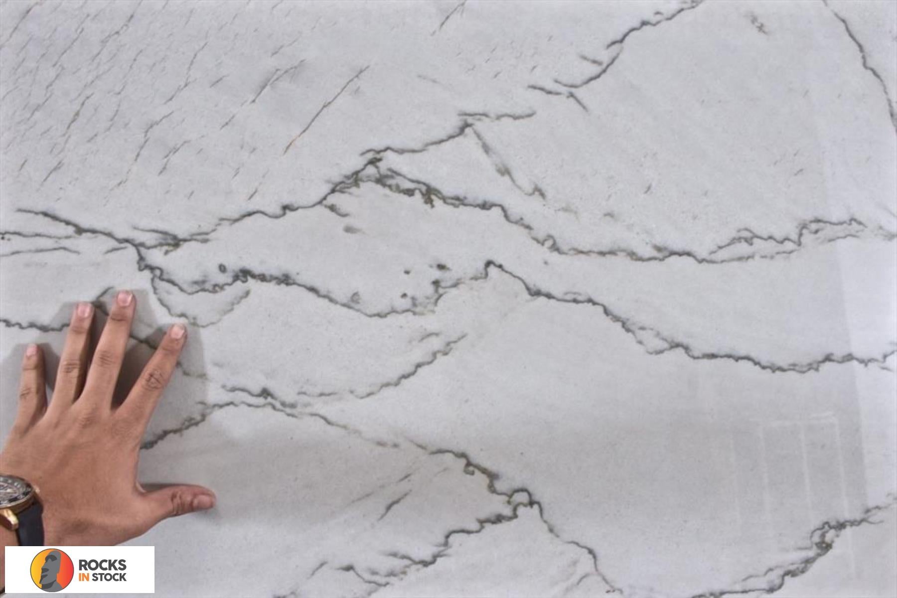MUSTANG WHITE Quartzite polished 3cm thick - Slab
