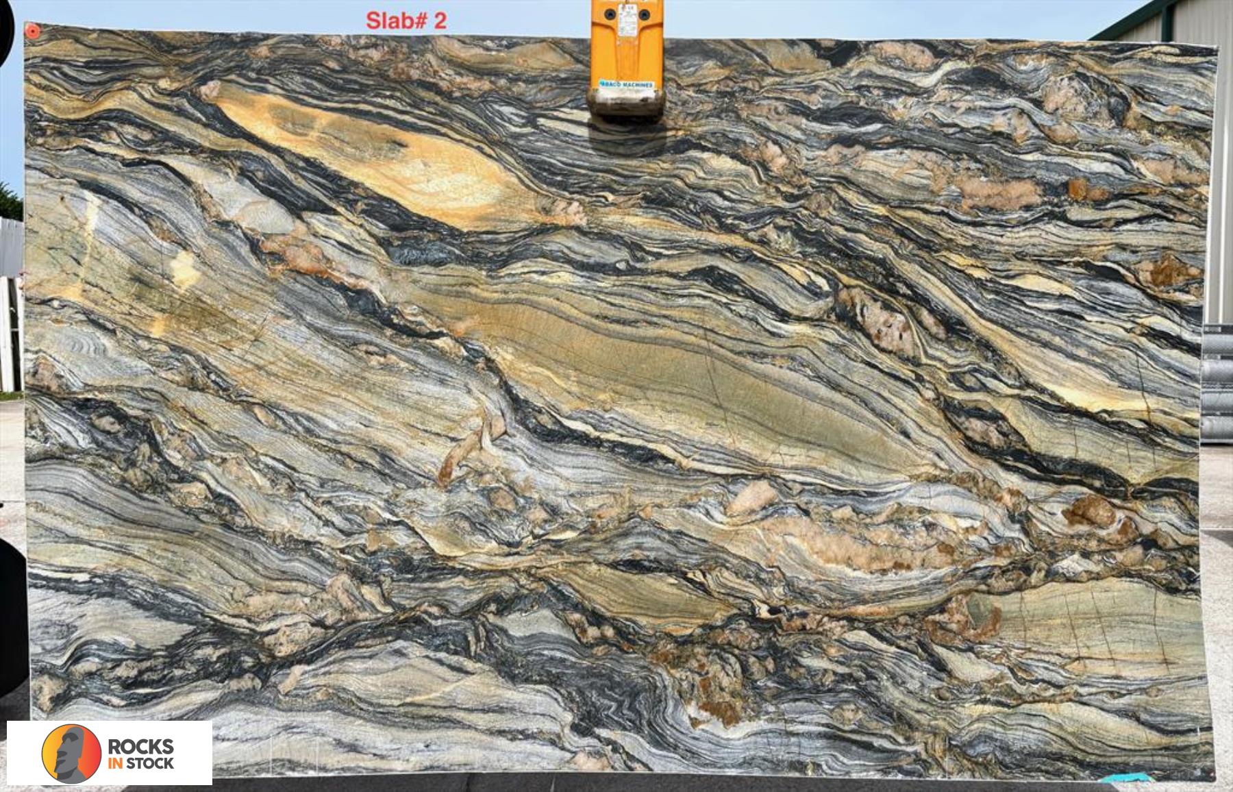 OCEAN FANTASY Quartzite polished 3cm thick - Slab
