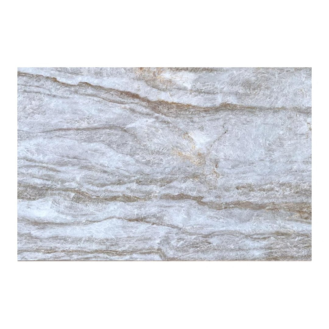 PERLA BIANCO Quartzite leather 2cm thick - Slab