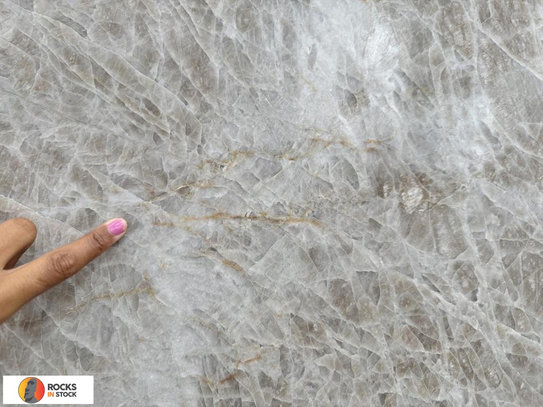 PERLA ROCCA Quartzite leather 3cm thick - Slab