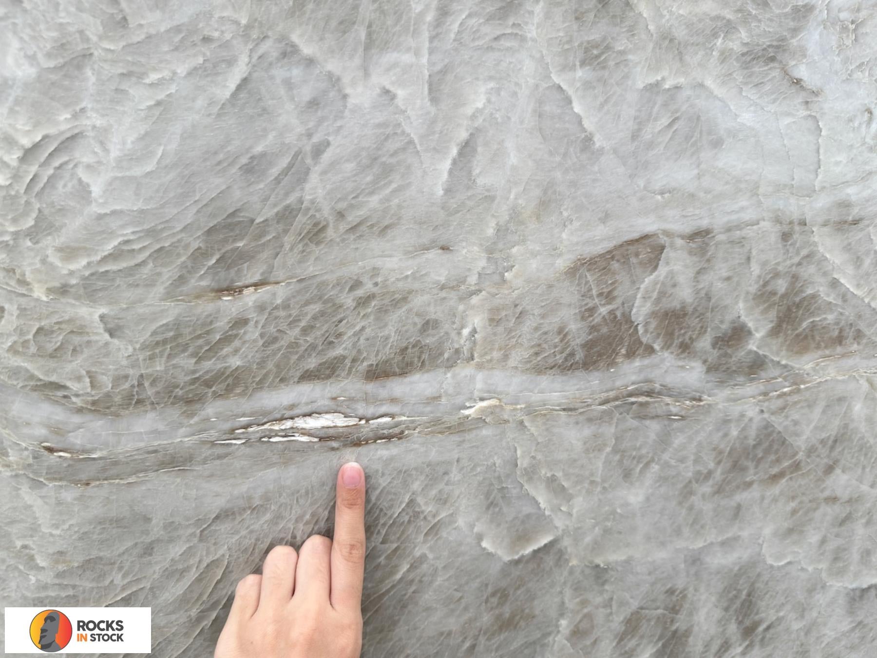 PERLA SANTANA Quartzite leather 3cm thick - Slab