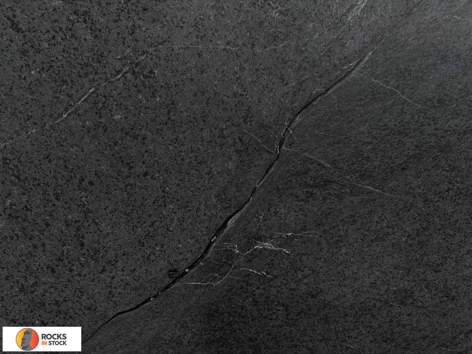 SOAPSTONE BLACK Soap Stone honed 3cm thick - Slab