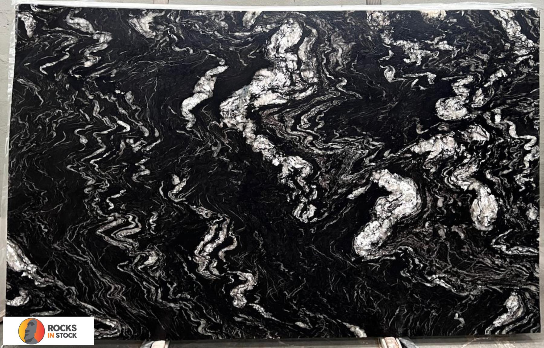 TITANIUM Granite leather 3cm thick - Slab