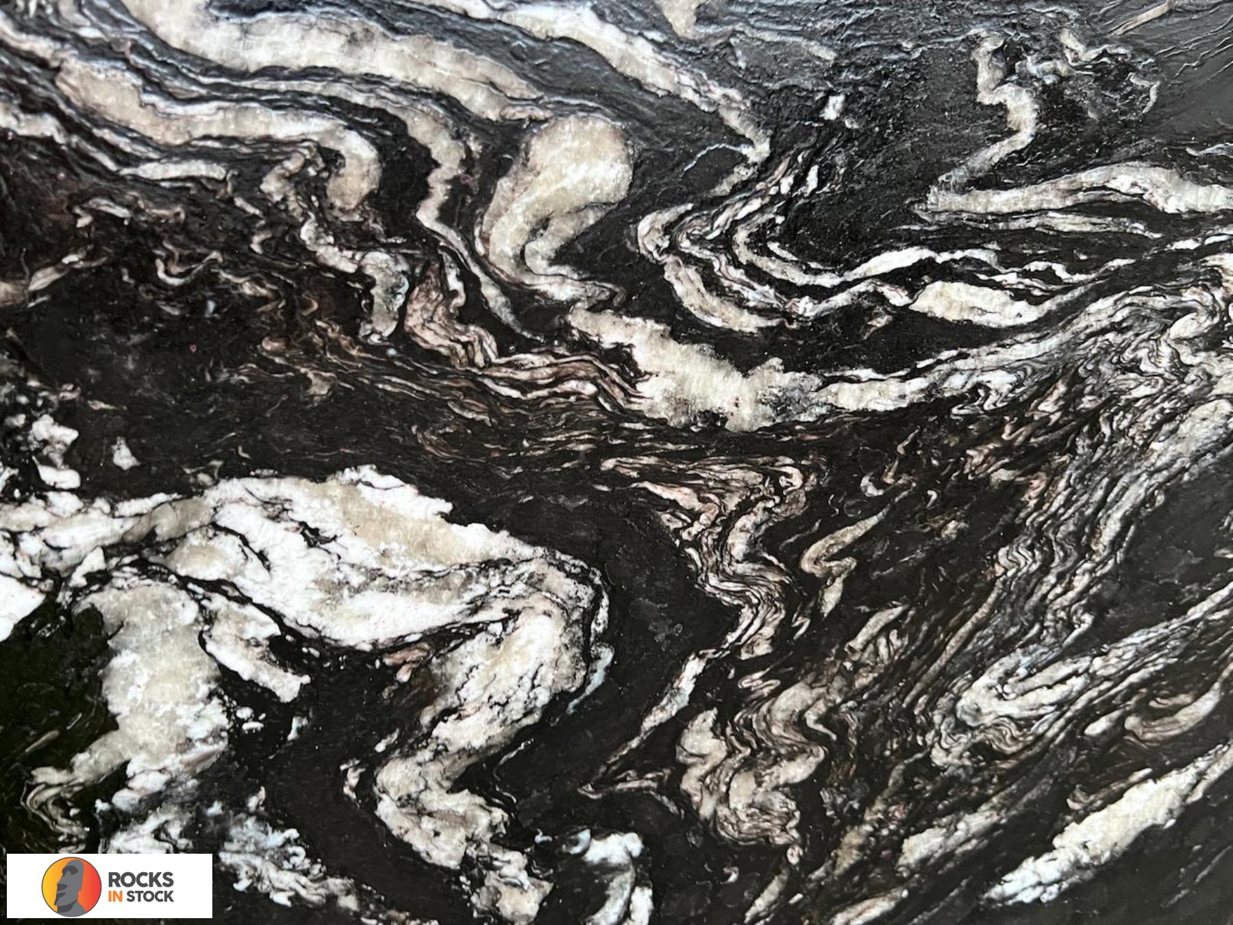 TITANIUM Granite leather 3cm thick - Slab