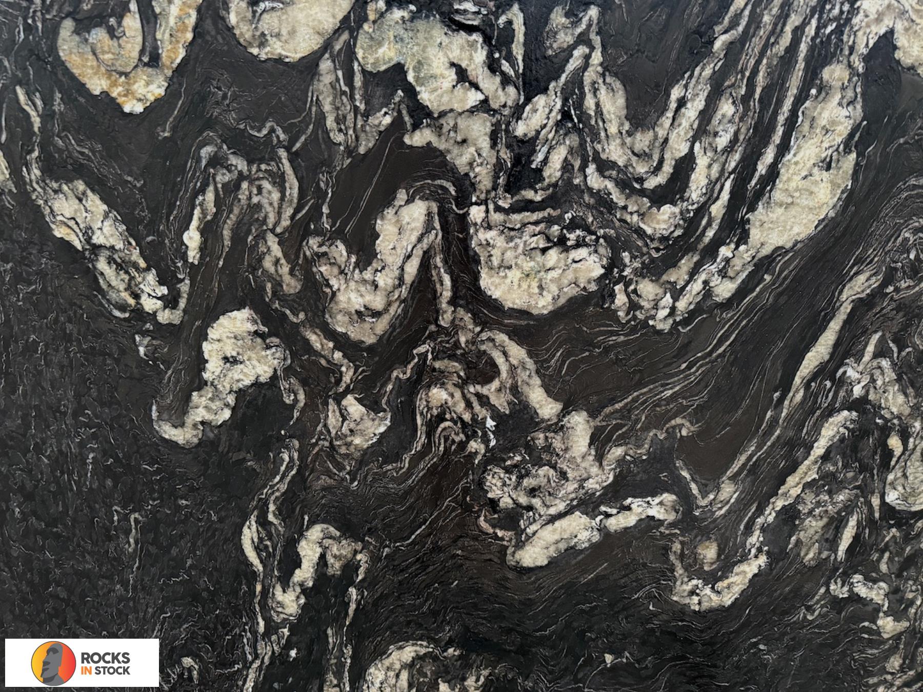 TITANIUM Granite leather 3cm thick - Slab