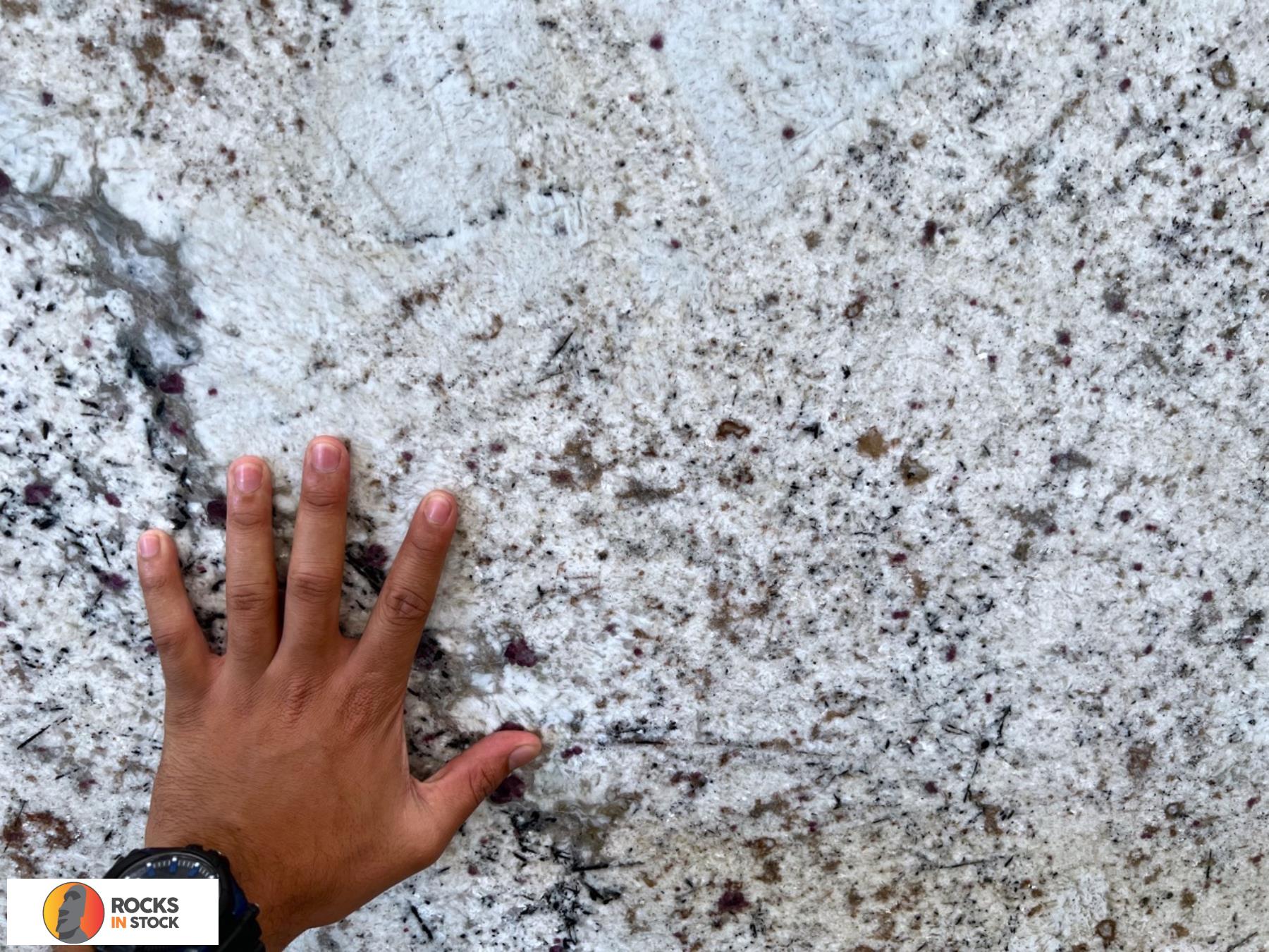 WHITE GALAXY Granite polished 2cm thick - Slab