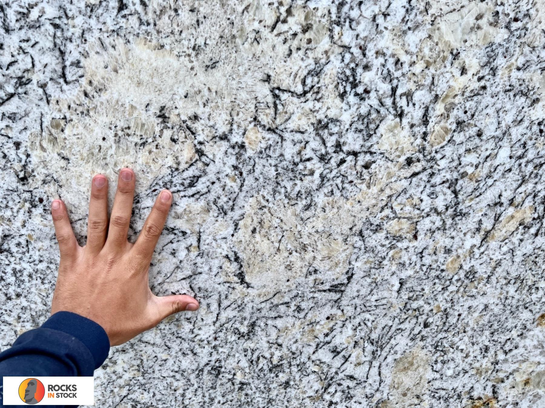 WHITE ICE Granite polished 3cm thick - Slab