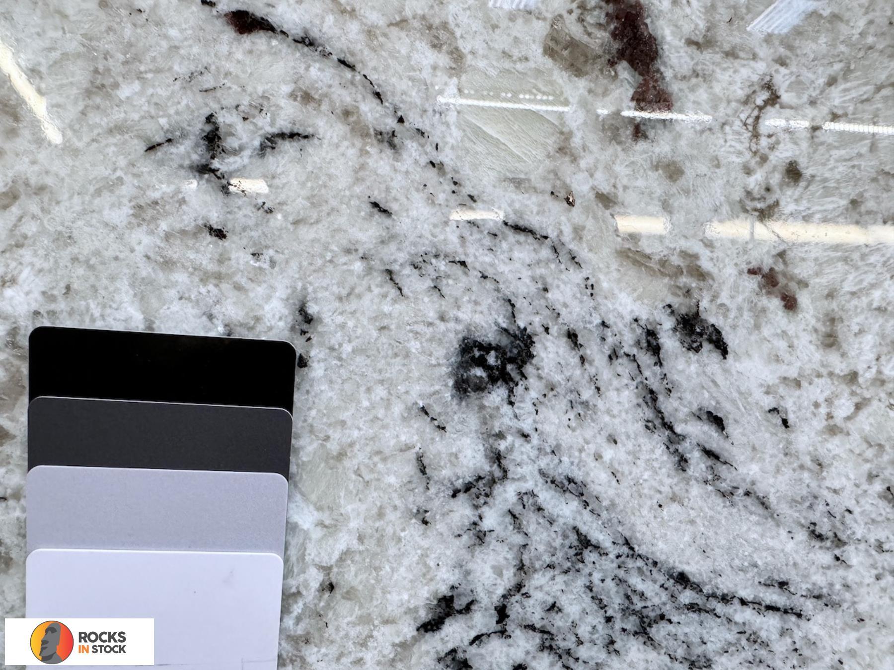 WHITE ICE Granite polished 3cm thick - Slab