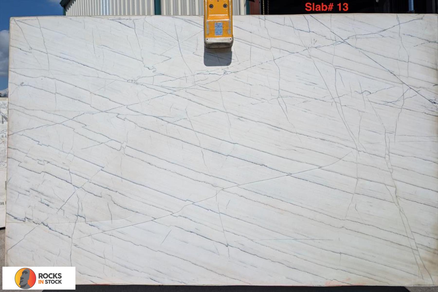 WHITE LUX Quartzite polished 3cm thick - Slab
