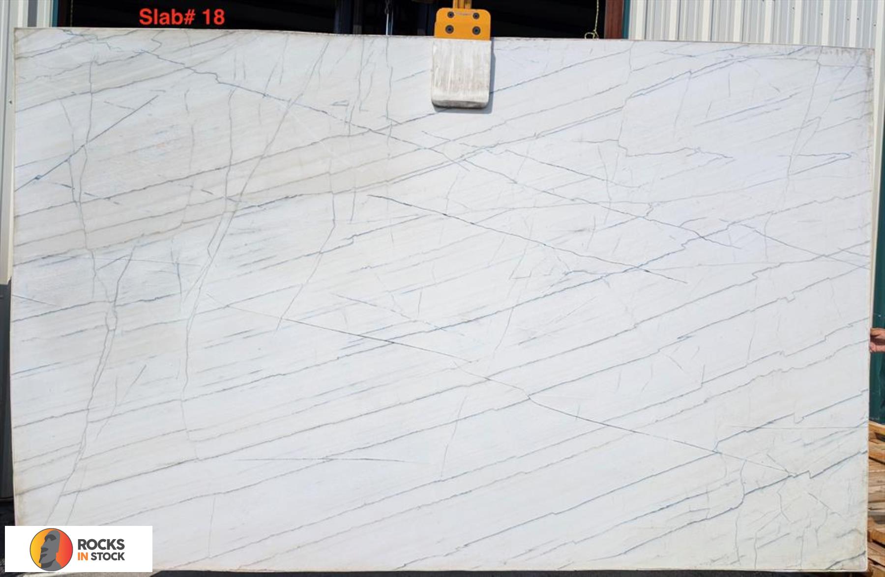 WHITE LUX Quartzite polished 3cm thick - Slab