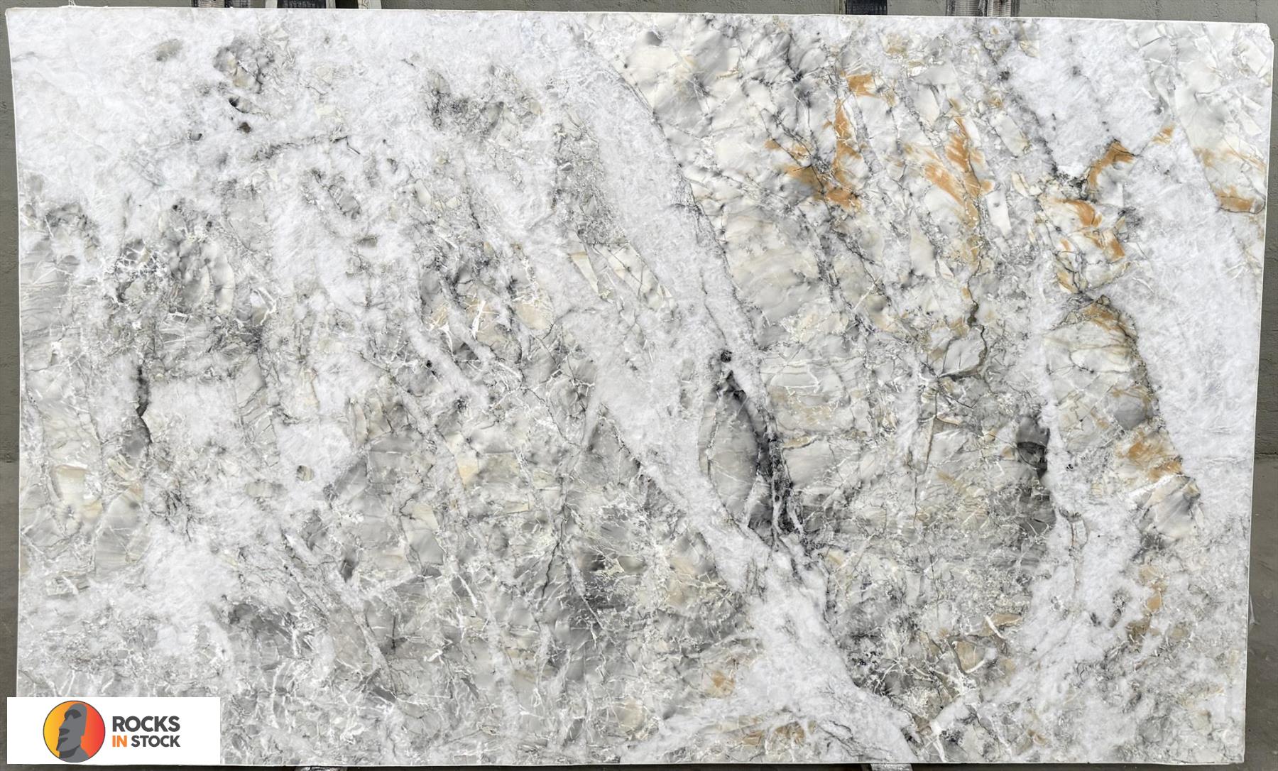 WHITE ZEUS Dolomite polished 3cm thick - Slab