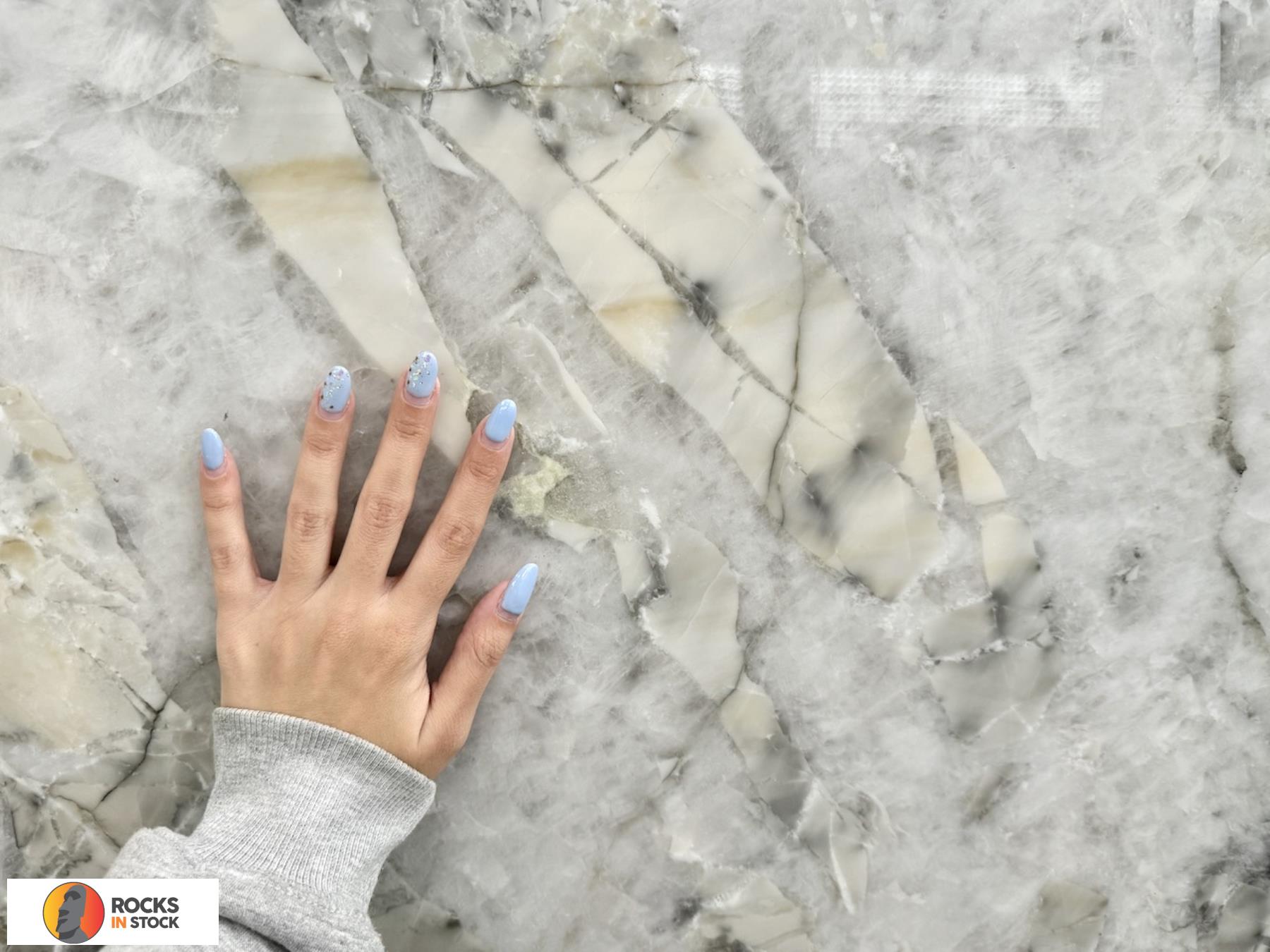 WHITE ZEUS Dolomite polished 3cm thick - Slab