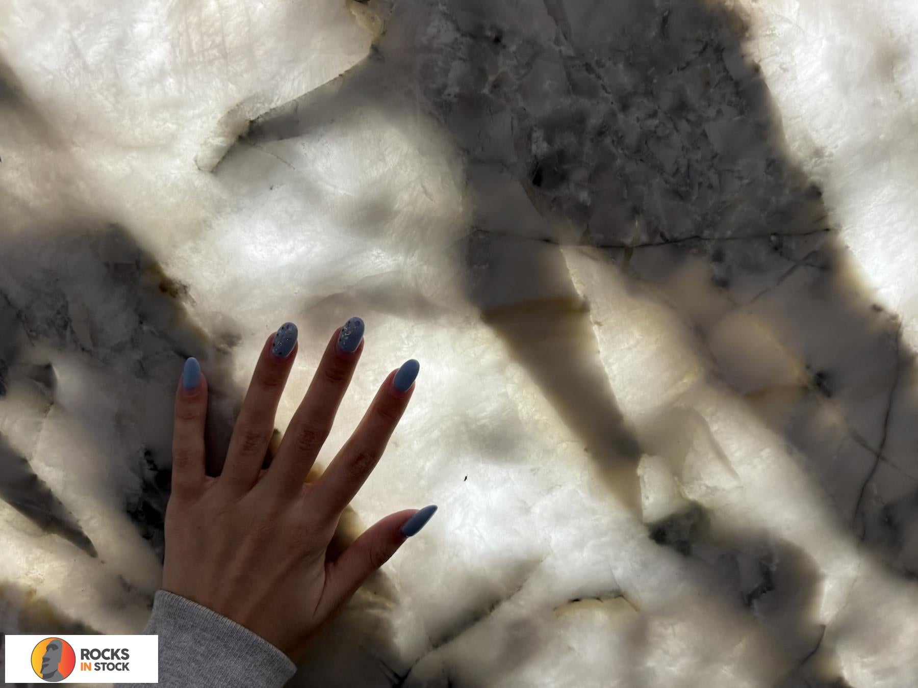 WHITE ZEUS Dolomite polished 3cm thick - Slab