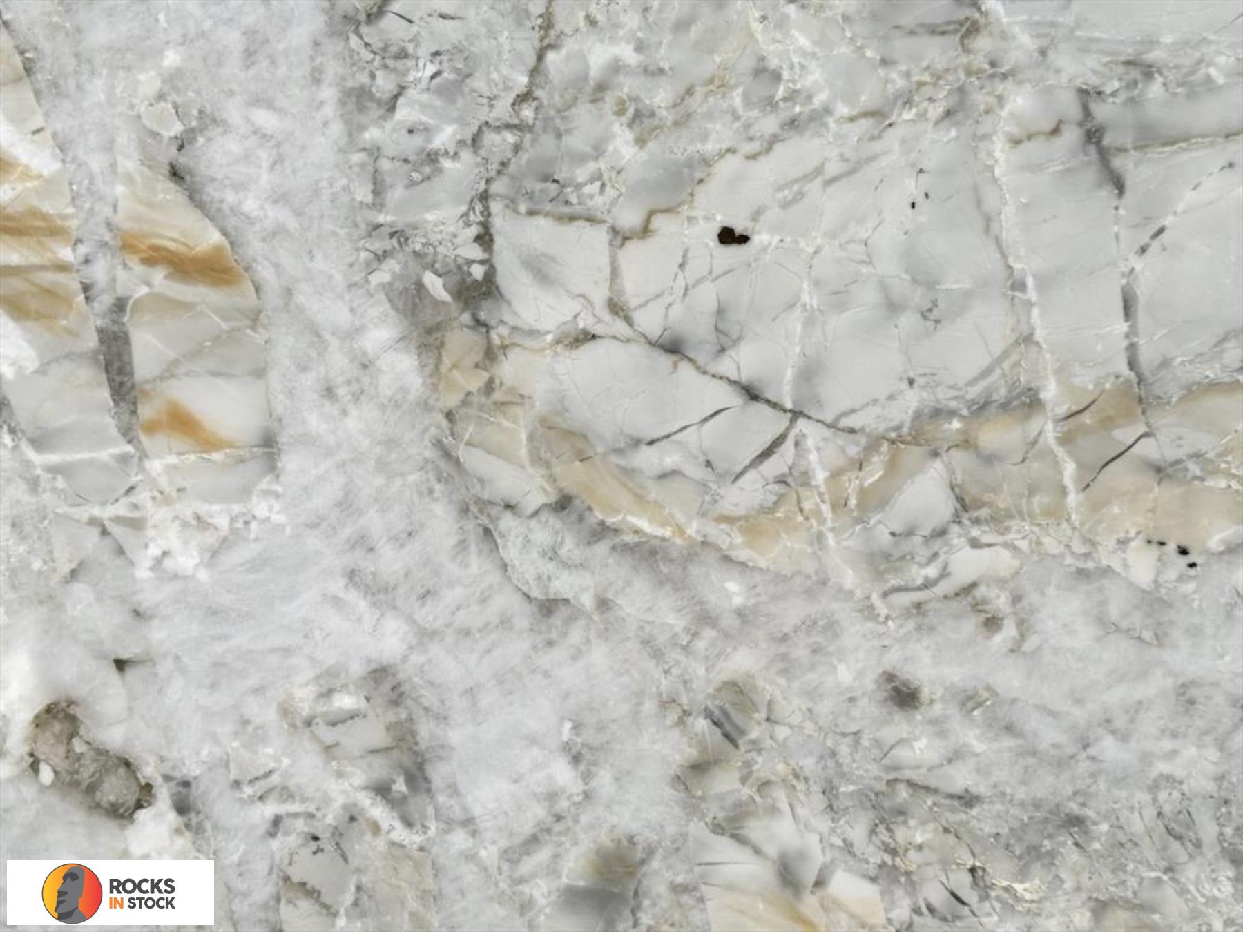 WHITE ZEUS Dolomite polished 3cm thick - Slab
