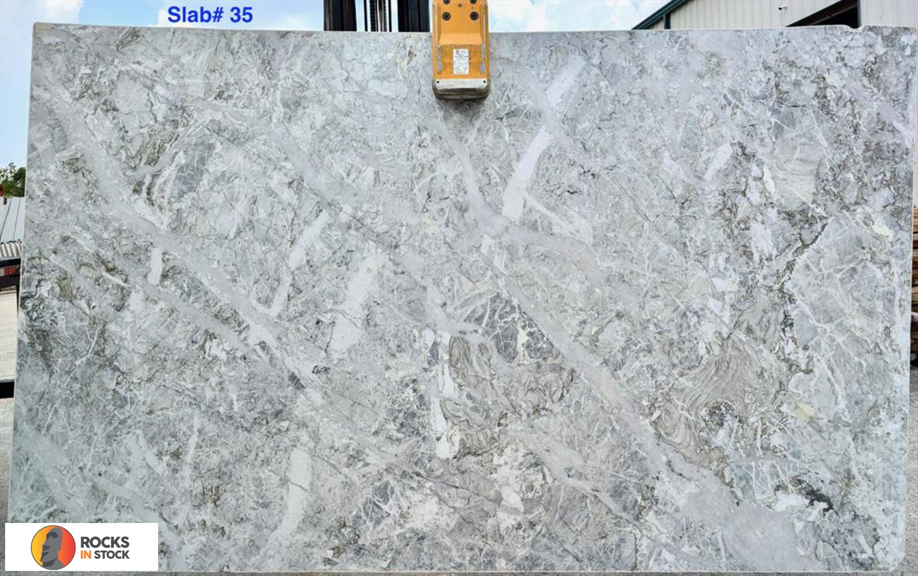 ZEUS Dolomite leather 3cm thick - Slab