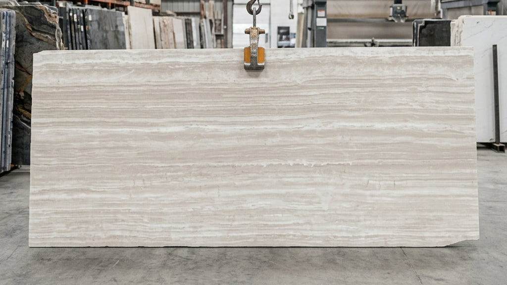 TEAKWOOD LIGHT Marble honed 2cm thick - Slab