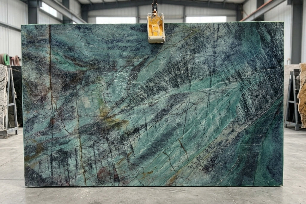 PARADISE BLUE Quartzite polished 2cm thick - Slab