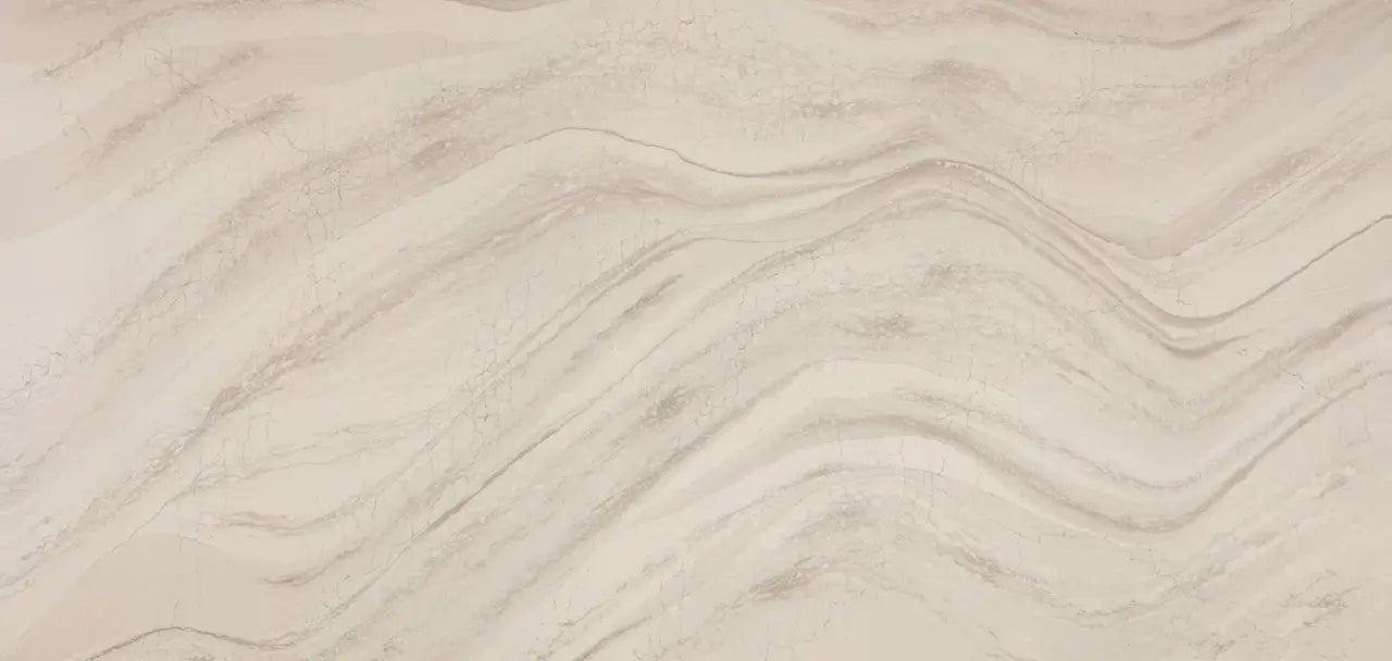 Everleigh Warm Cambria Quartz Slab - Rocks in Stock