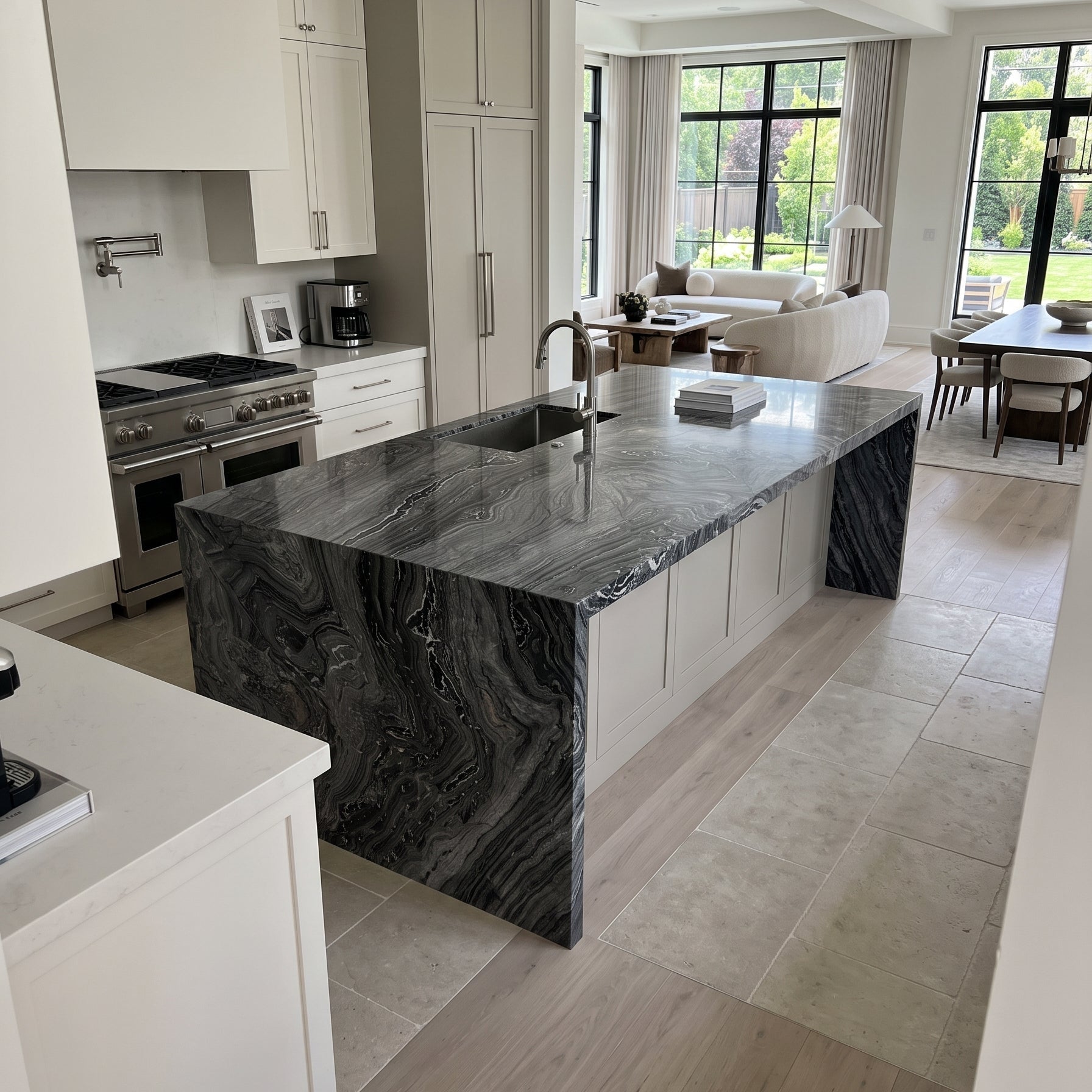 SILVER WAVE Marble polished 2cm thick - Slab