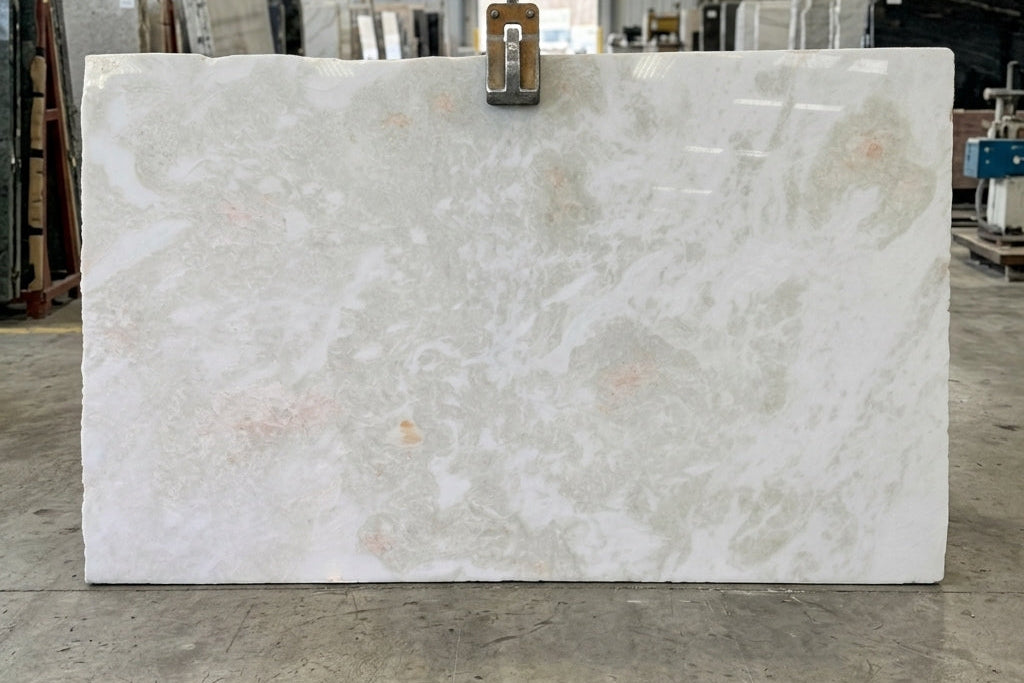 BIANCO RHINO Marble polished 2cm thick - Slab