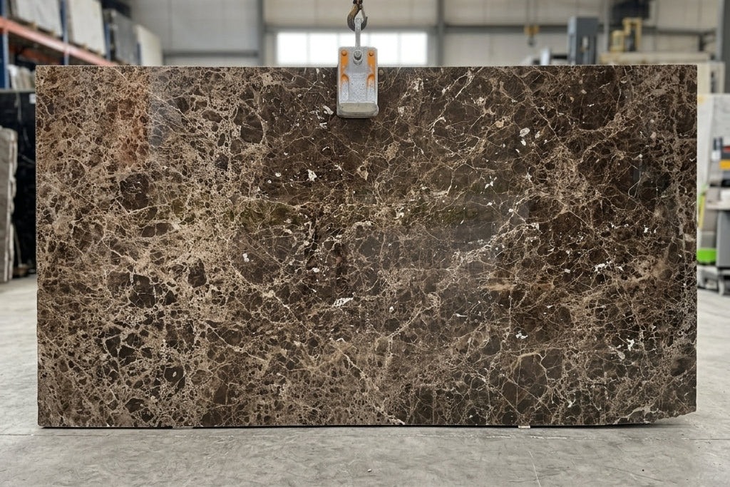 DARK EMPERADOR Marble polished 2cm thick - Slab