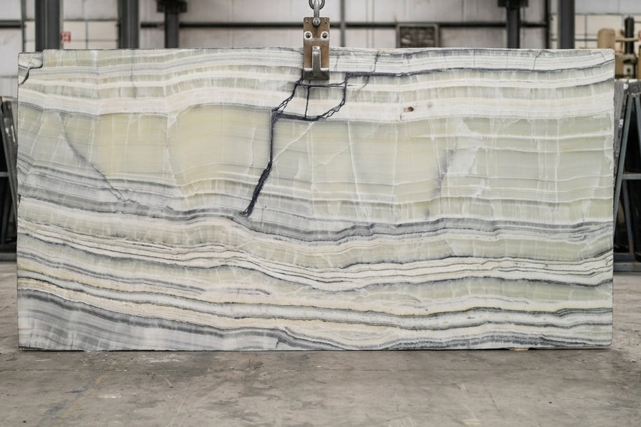 ONICE VELLUTO Onyx polished 2cm thick - Slab