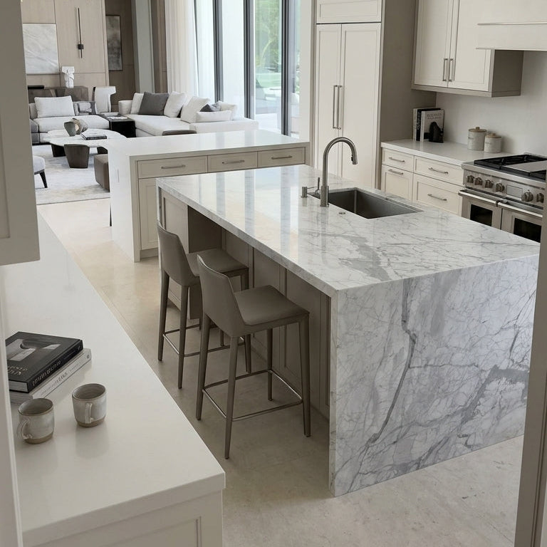 STATUARIETTO Marble polished 2cm thick - Slab