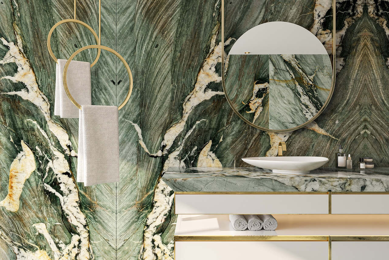 Del Mare Quartzite polished 2cm thick Slab - Rocks in Stock