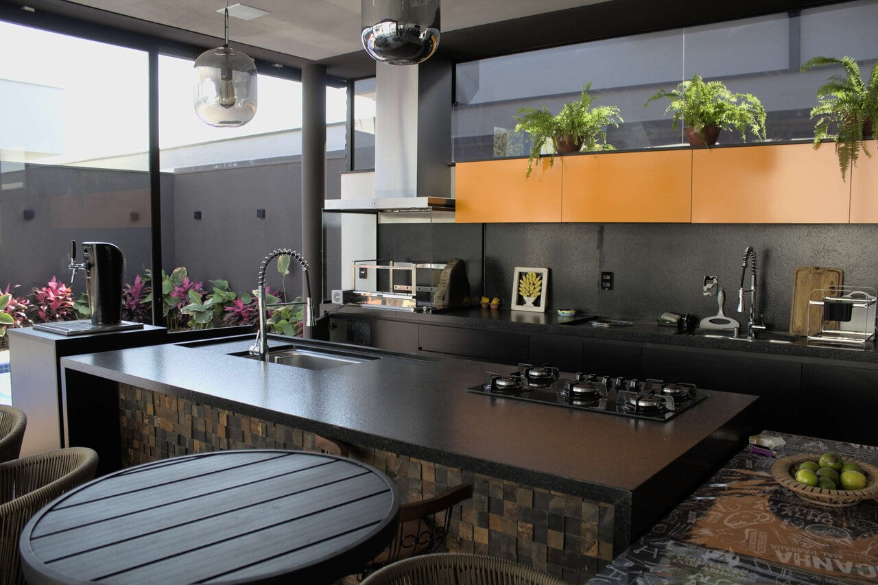 Granite-Slabs-Countertops-INCA DARK Granite leather 2cm thick - Slab Series